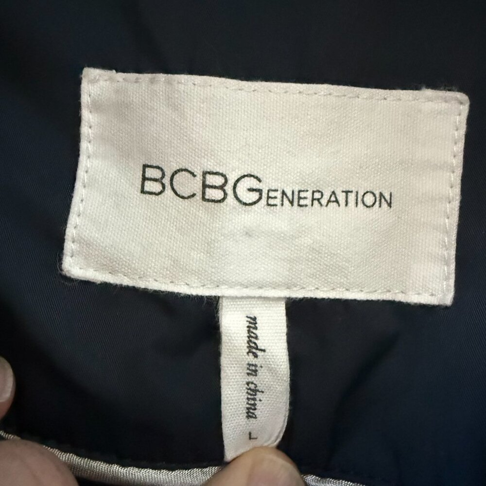 Bcbgeneration Utility Full Zip Hooded Womens Jack… - image 2